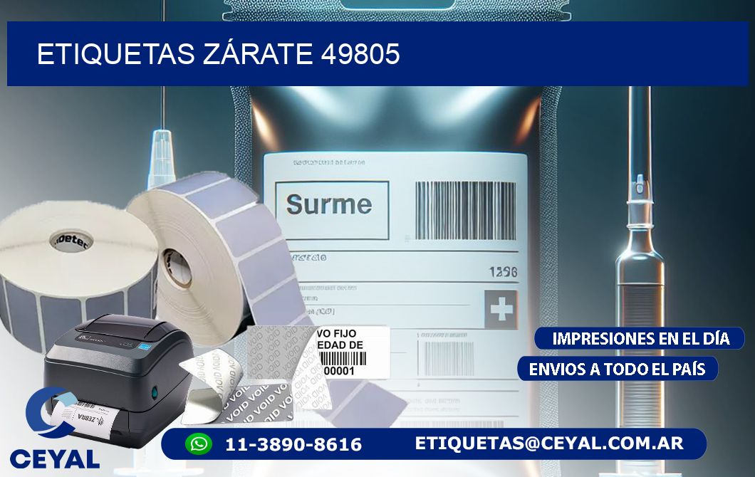 ETIQUETAS ZÁRATE 49805