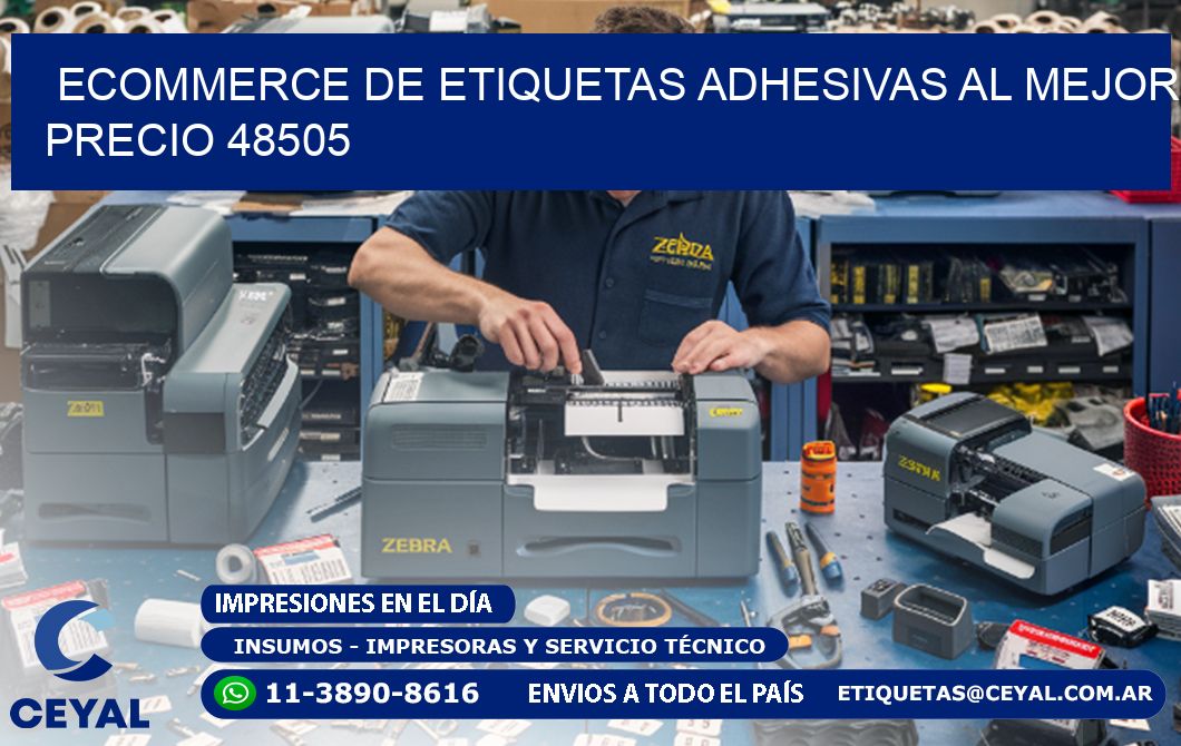 Ecommerce de Etiquetas Adhesivas al Mejor Precio 48505
