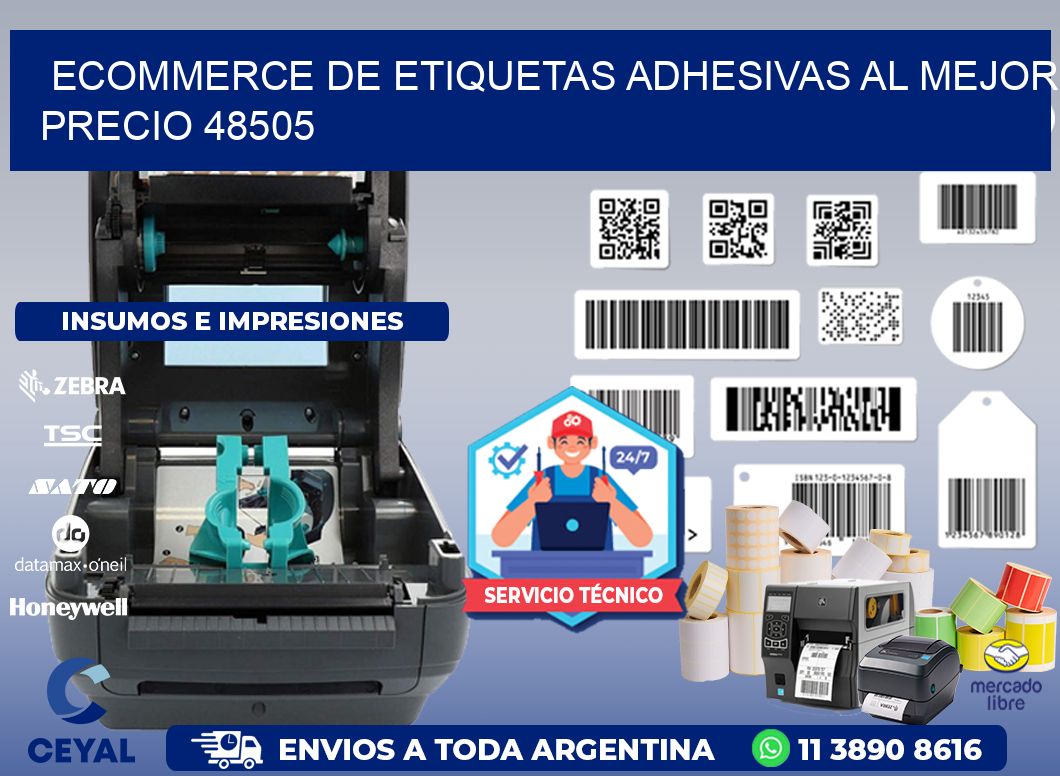 Ecommerce de Etiquetas Adhesivas al Mejor Precio 48505