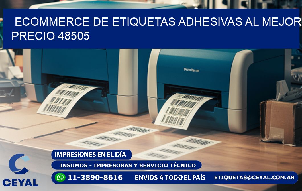 Ecommerce de Etiquetas Adhesivas al Mejor Precio 48505