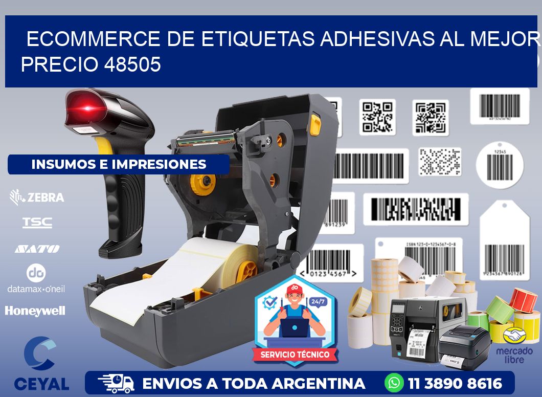 Ecommerce de Etiquetas Adhesivas al Mejor Precio 48505
