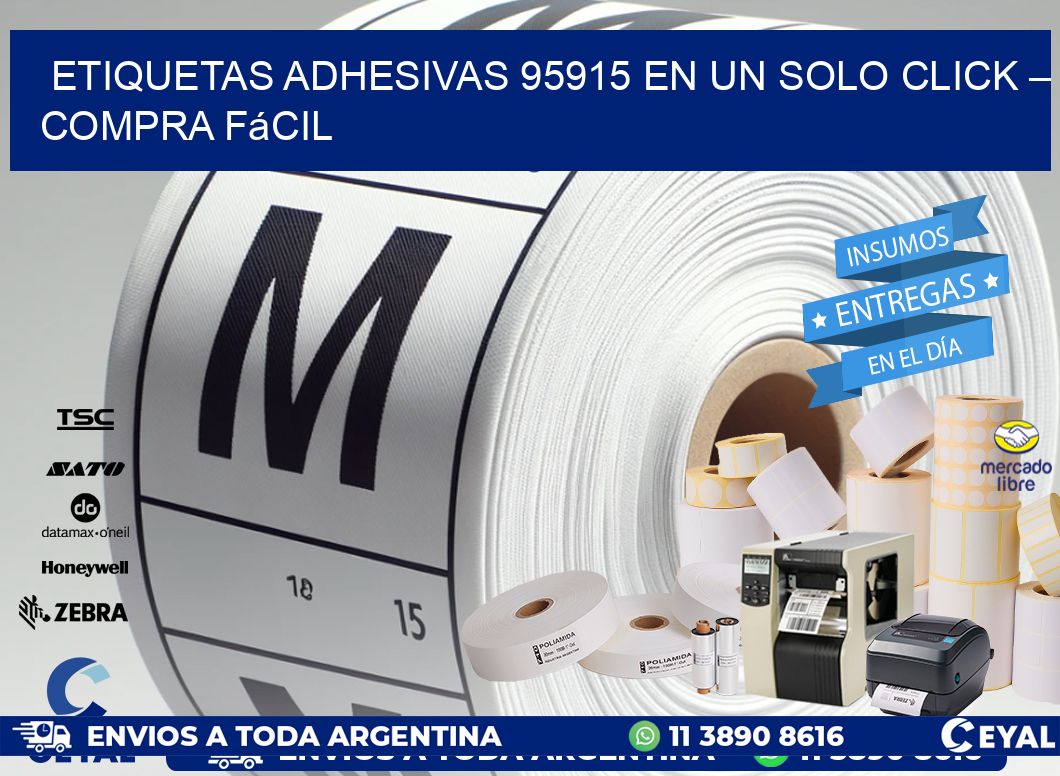 Etiquetas Adhesivas 95915 en un Solo Click – Compra Fácil