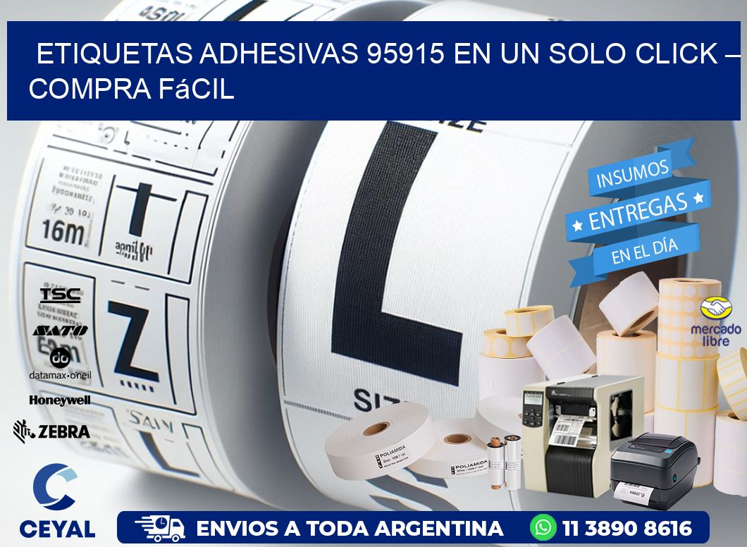 Etiquetas Adhesivas 95915 en un Solo Click – Compra Fácil
