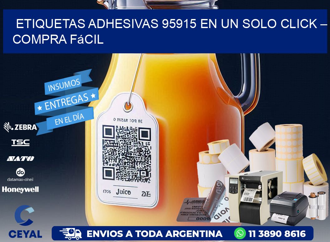 Etiquetas Adhesivas 95915 en un Solo Click – Compra Fácil