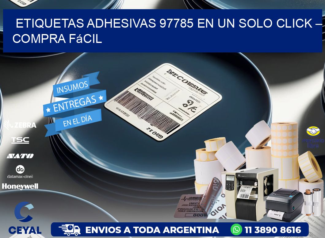 Etiquetas Adhesivas 97785 en un Solo Click – Compra Fácil