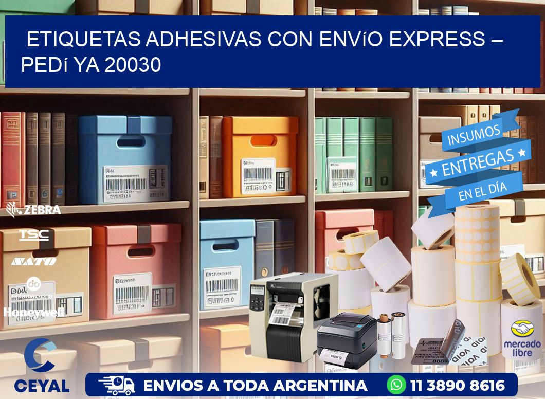 Etiquetas Adhesivas con Envío Express – Pedí Ya 20030