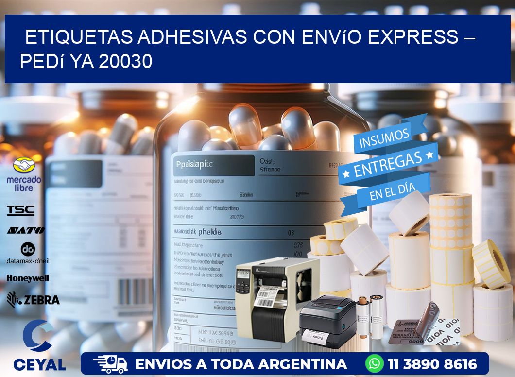Etiquetas Adhesivas con Envío Express – Pedí Ya 20030