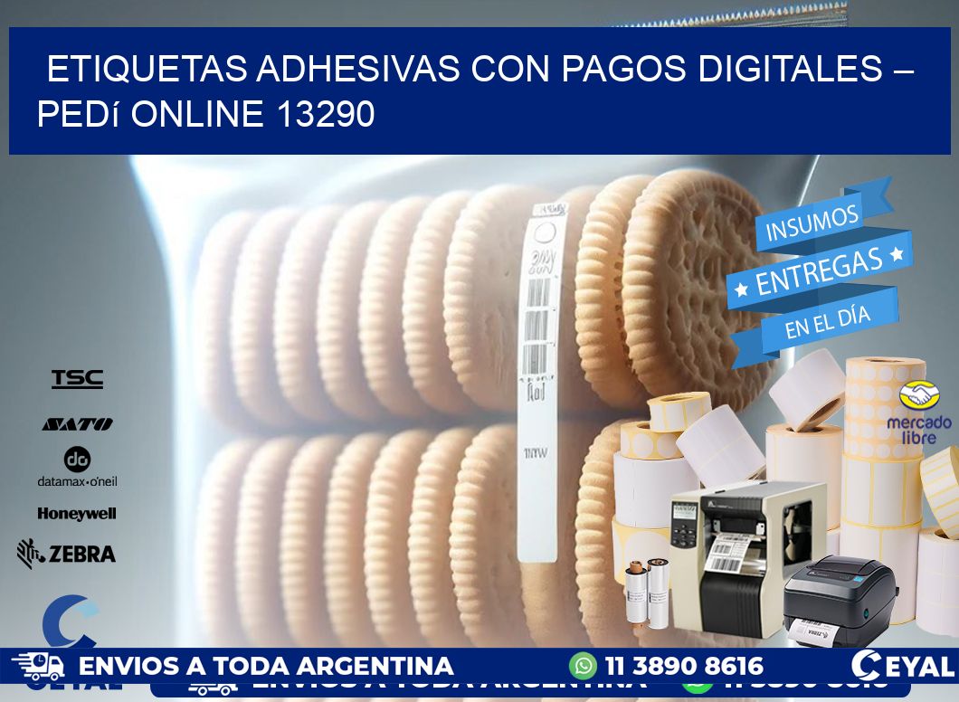 Etiquetas Adhesivas con Pagos Digitales – Pedí Online 13290