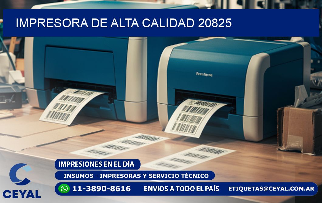 IMPRESORA DE ALTA CALIDAD 20825