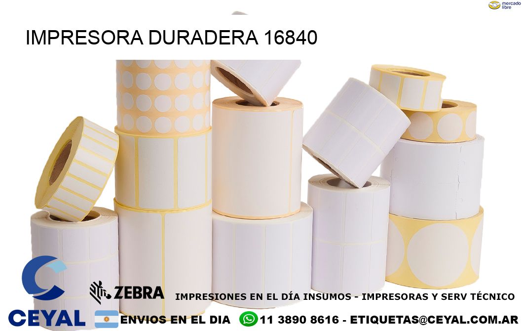 IMPRESORA DURADERA 16840