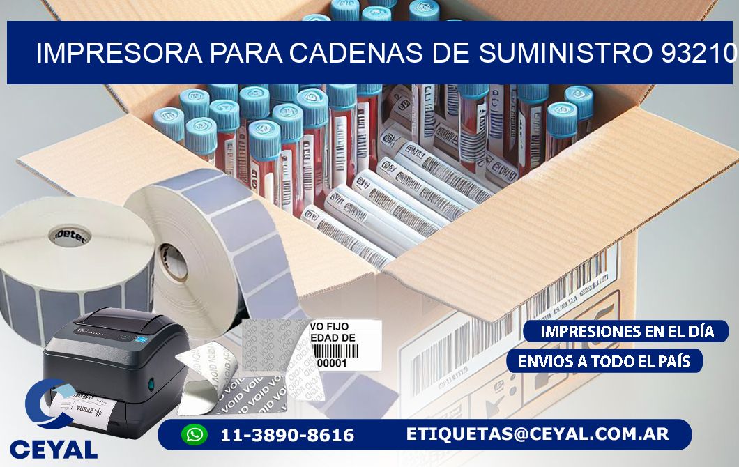 IMPRESORA PARA CADENAS DE SUMINISTRO 93210
