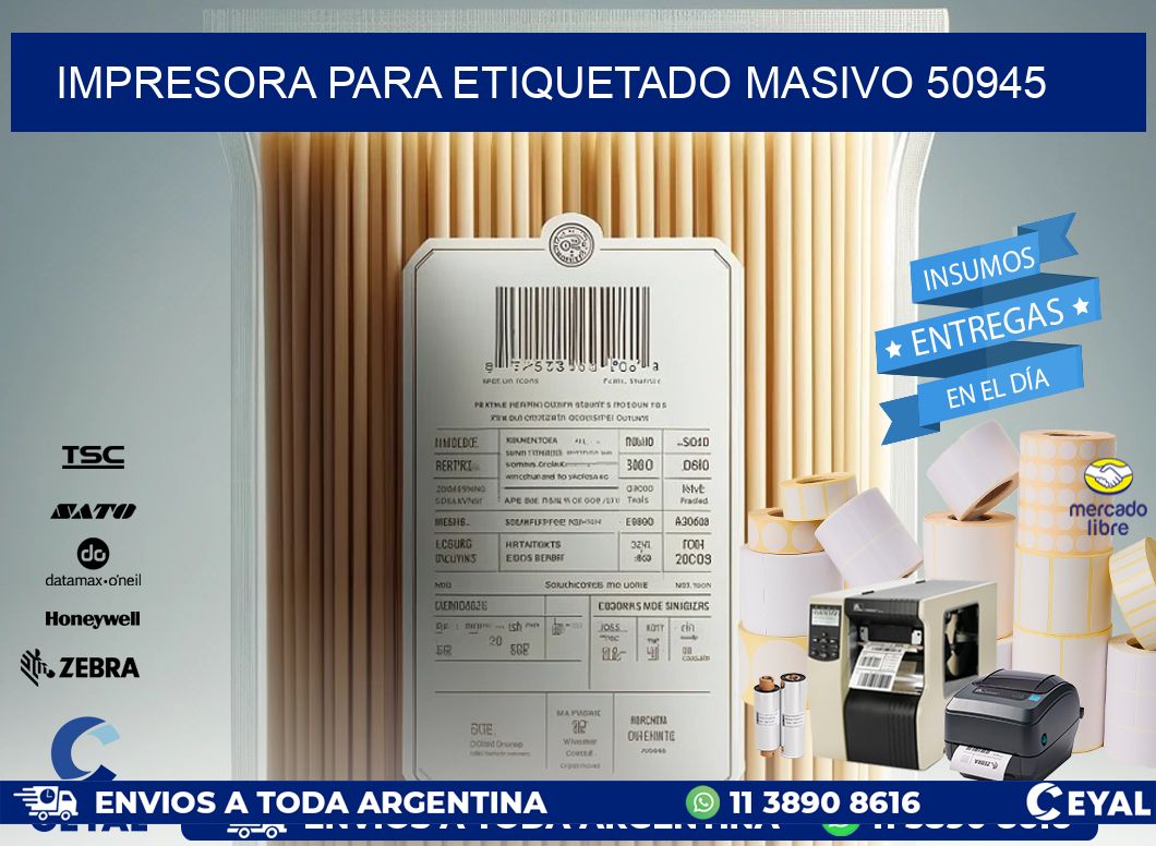 IMPRESORA PARA ETIQUETADO MASIVO 50945