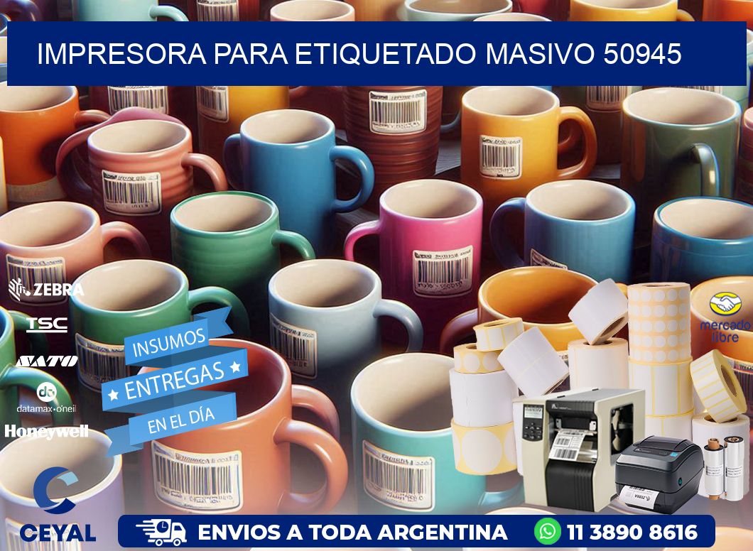 IMPRESORA PARA ETIQUETADO MASIVO 50945