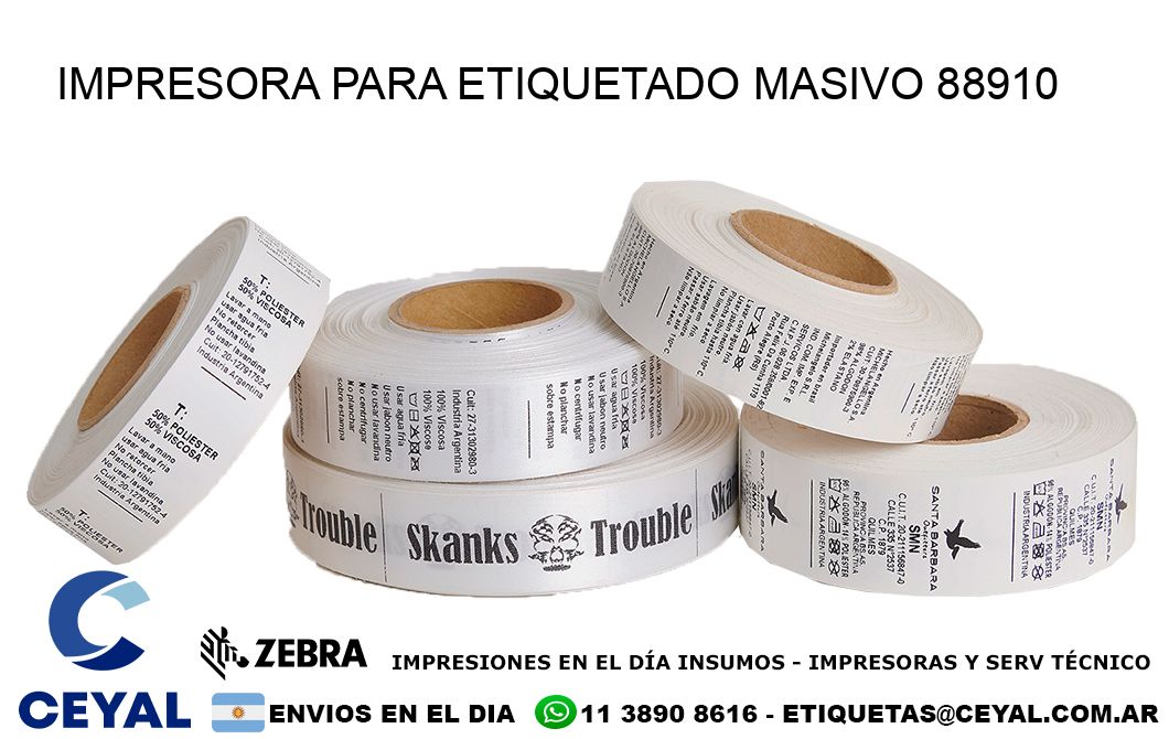 IMPRESORA PARA ETIQUETADO MASIVO 88910