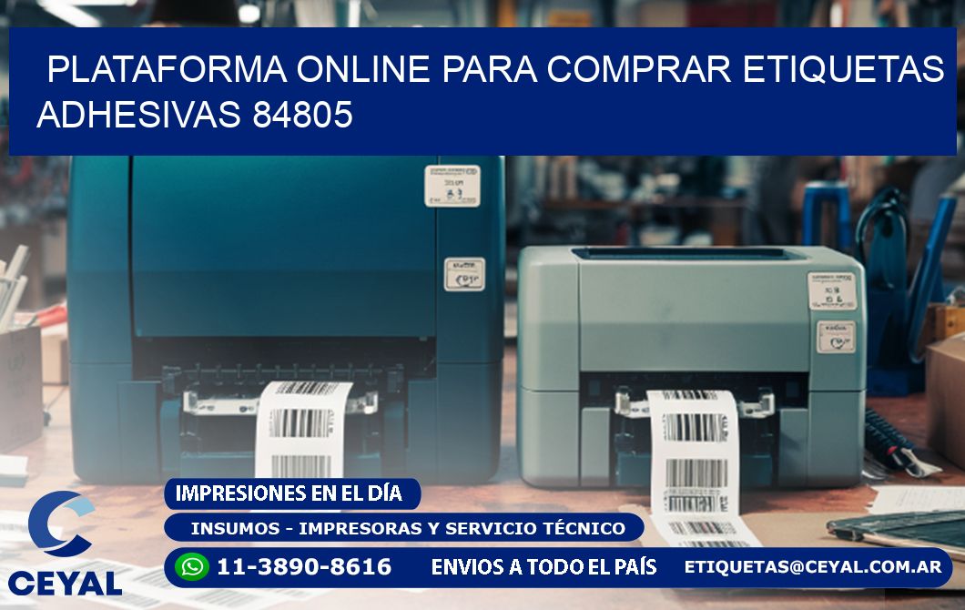 Plataforma Online para Comprar Etiquetas Adhesivas 84805