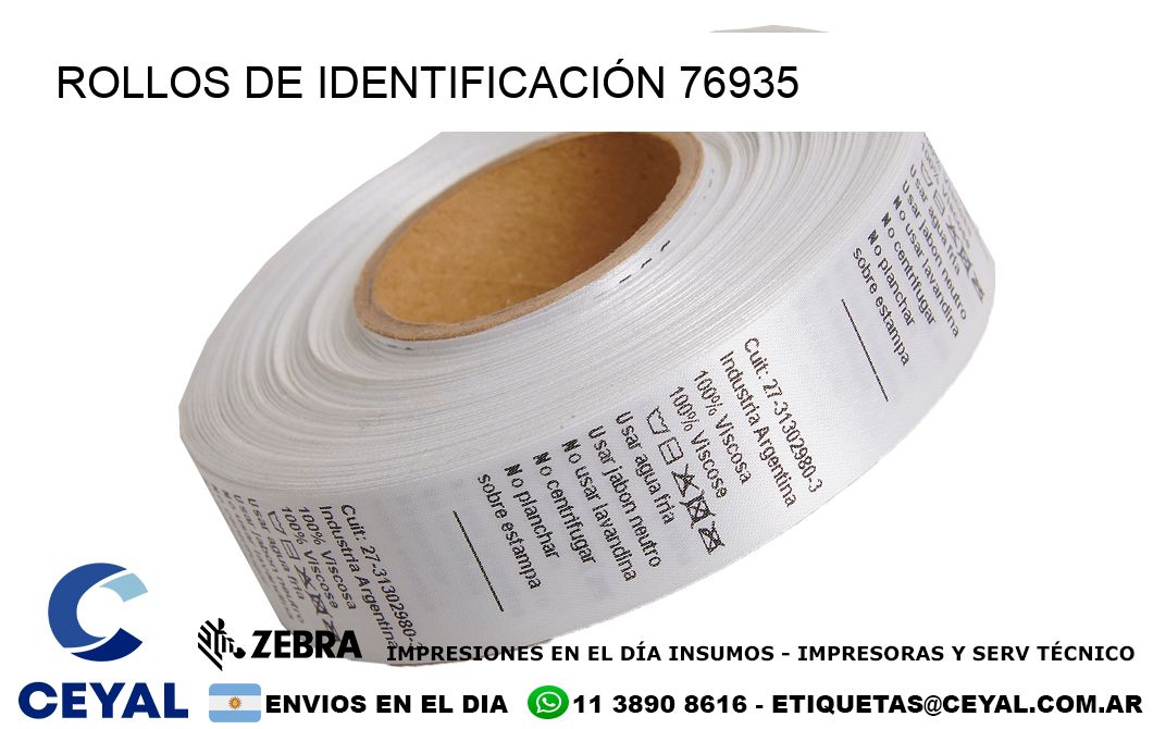 ROLLOS DE IDENTIFICACIÓN 76935