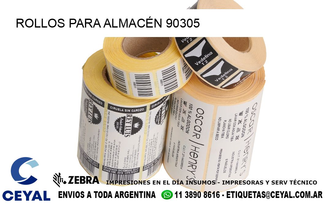 ROLLOS PARA ALMACÉN 90305