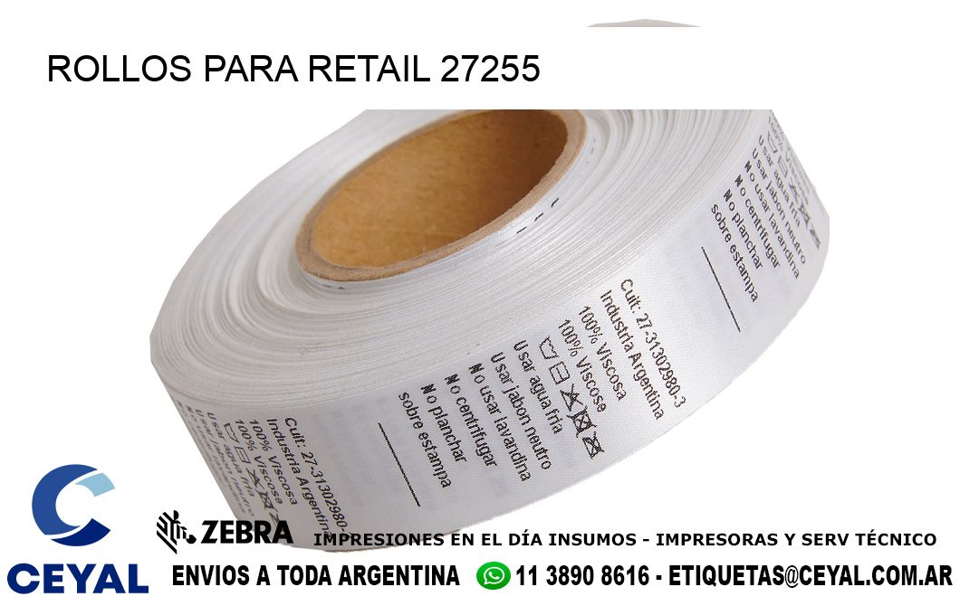 ROLLOS PARA RETAIL 27255