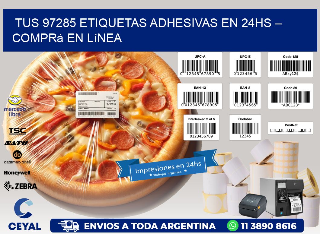 Tus 97285 Etiquetas Adhesivas en 24hs – Comprá en Línea