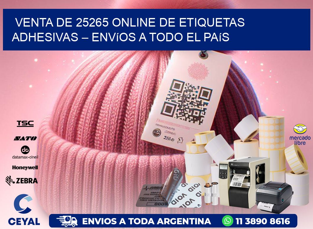 Venta de 25265 Online de Etiquetas Adhesivas – Envíos a Todo el País