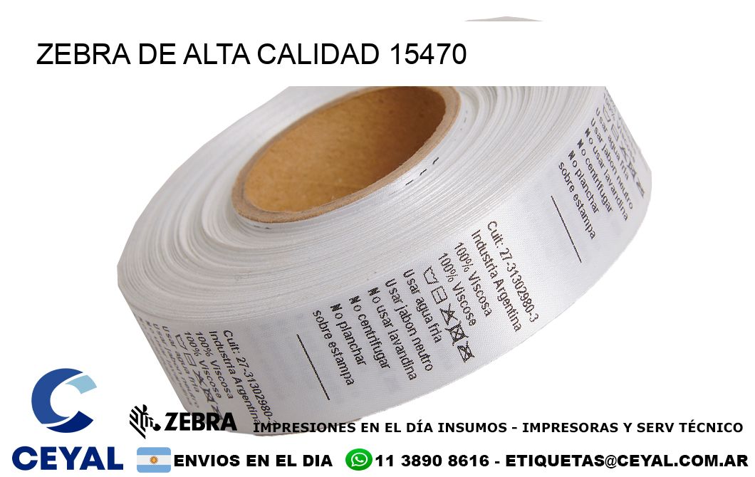 ZEBRA DE ALTA CALIDAD 15470