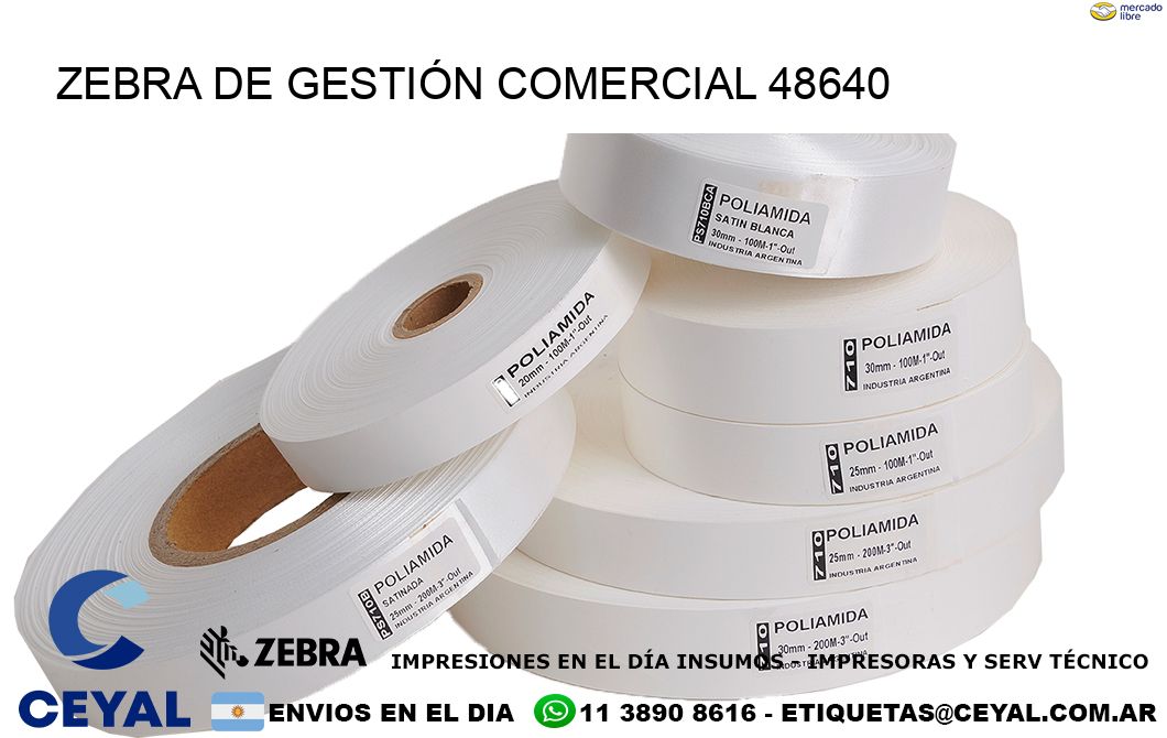 ZEBRA DE GESTIÓN COMERCIAL 48640