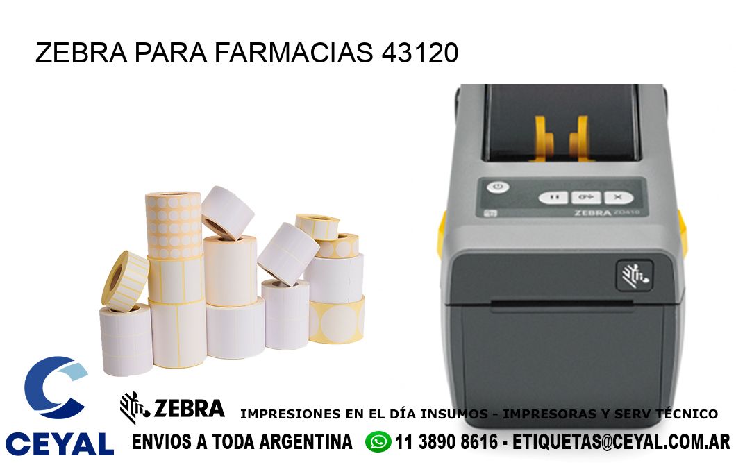 ZEBRA PARA FARMACIAS 43120