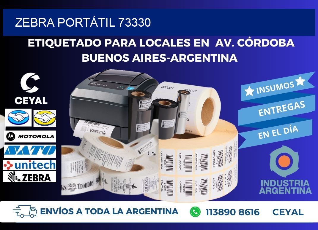 ZEBRA PORTÁTIL 73330