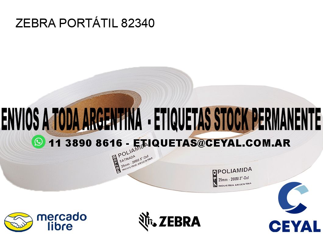 ZEBRA PORTÁTIL 82340