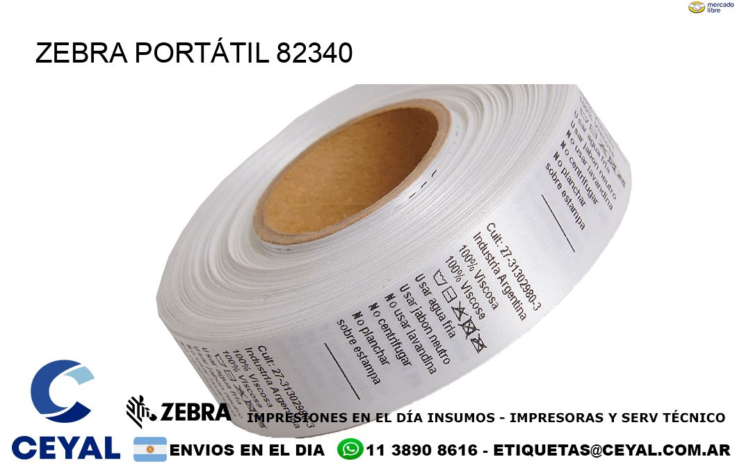 ZEBRA PORTÁTIL 82340