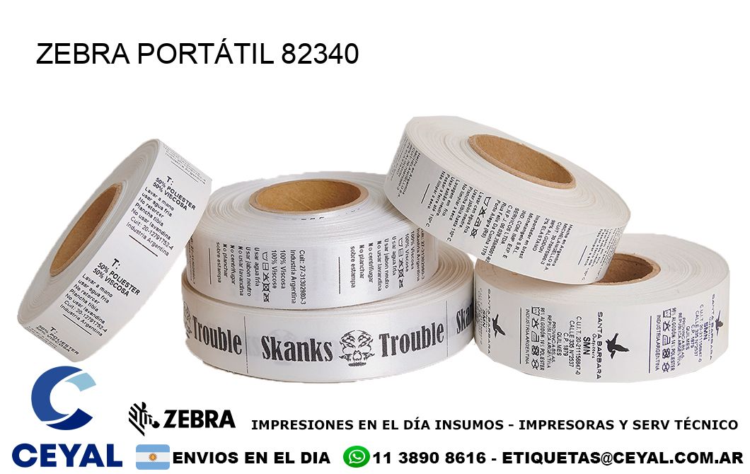 ZEBRA PORTÁTIL 82340