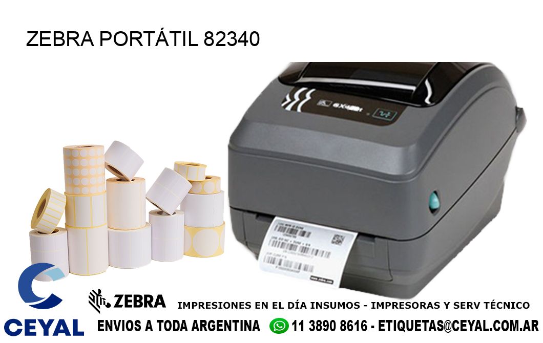 ZEBRA PORTÁTIL 82340