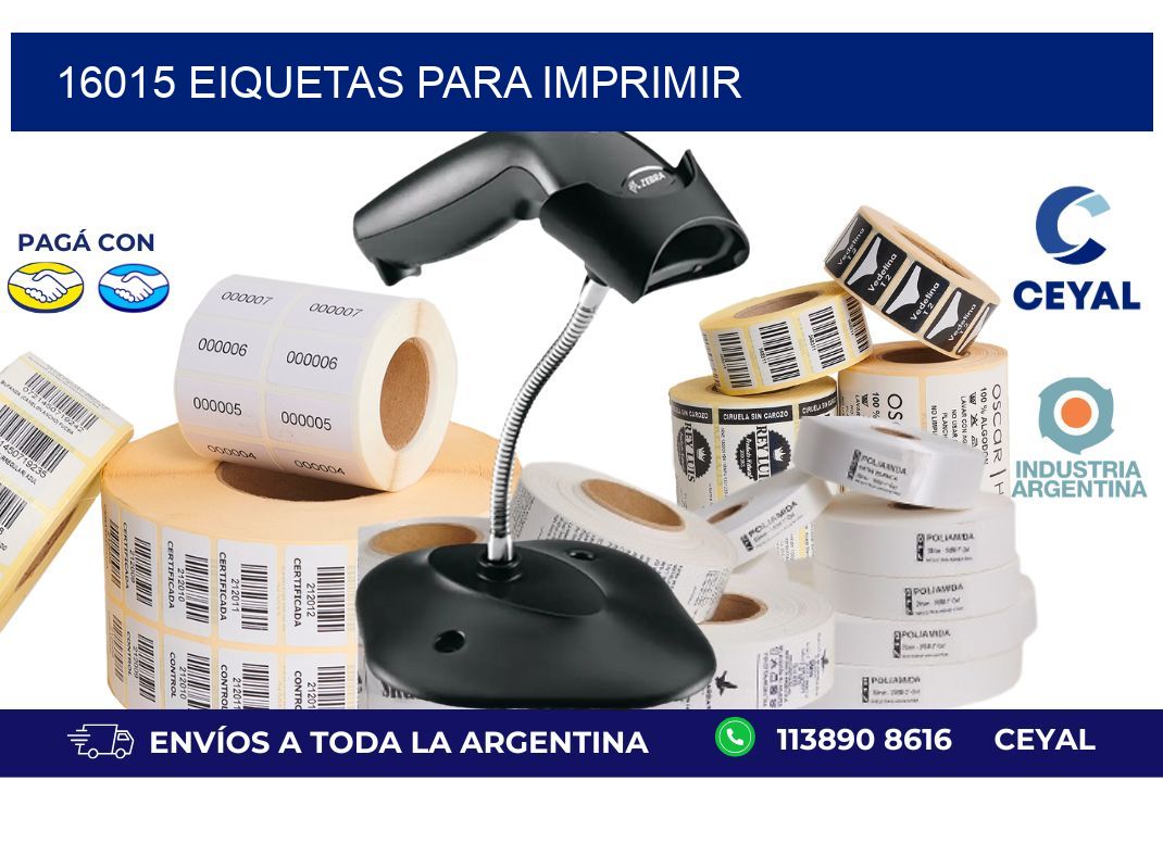 16015 EIQUETAS PARA IMPRIMIR