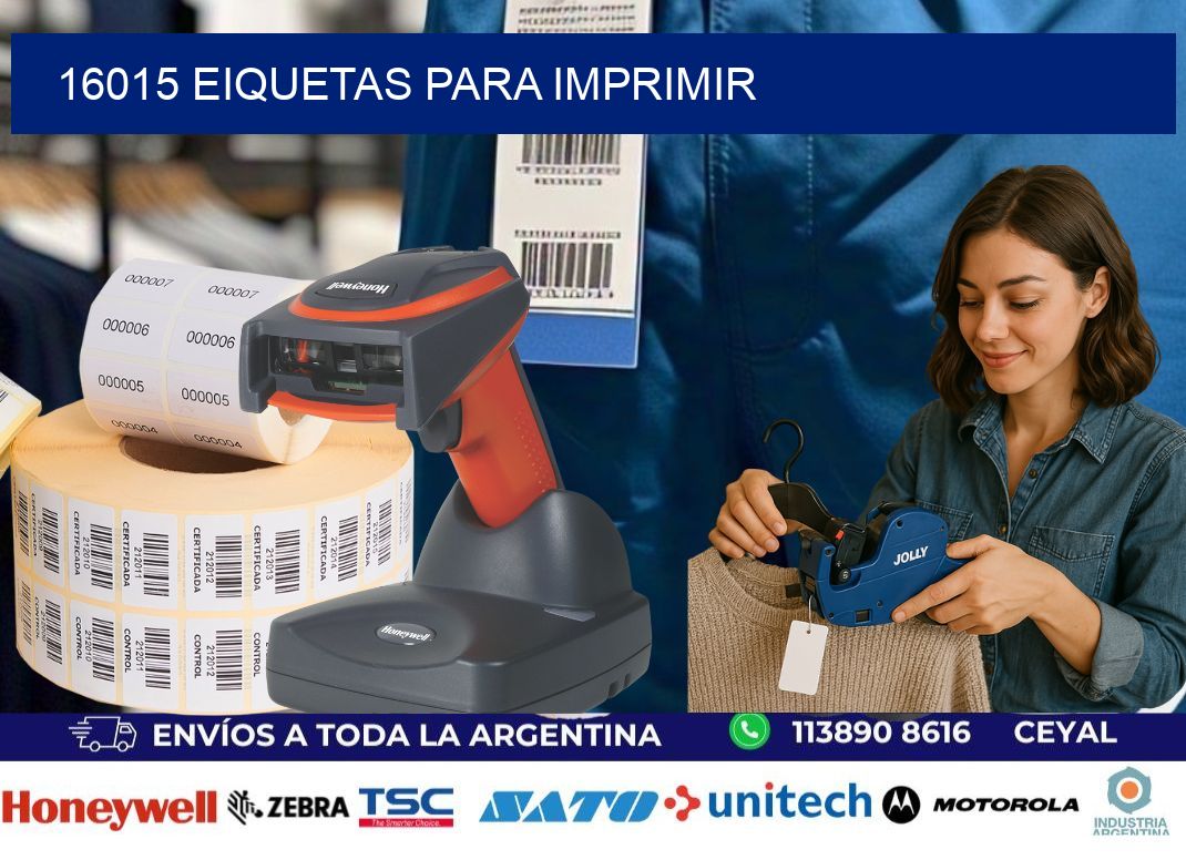 16015 EIQUETAS PARA IMPRIMIR