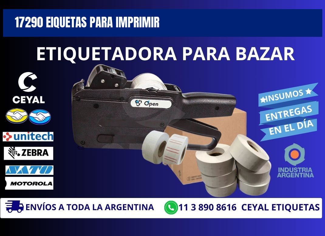 17290 EIQUETAS PARA IMPRIMIR