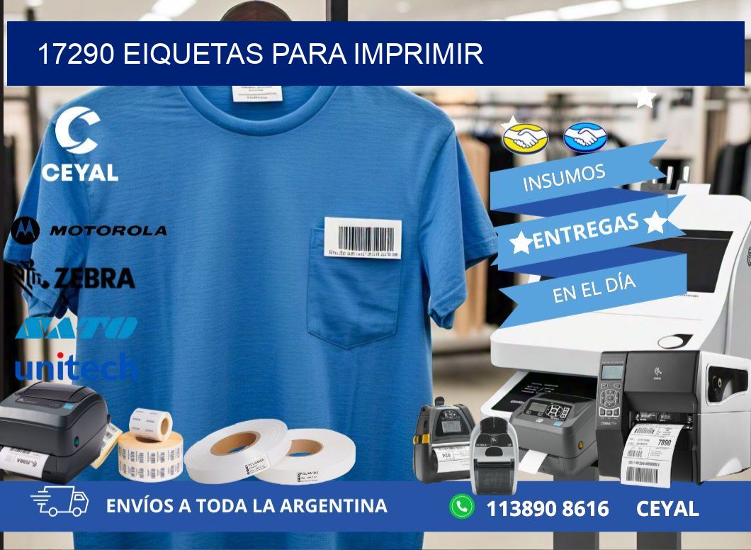 17290 EIQUETAS PARA IMPRIMIR