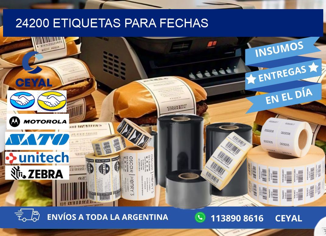 24200 ETIQUETAS PARA FECHAS