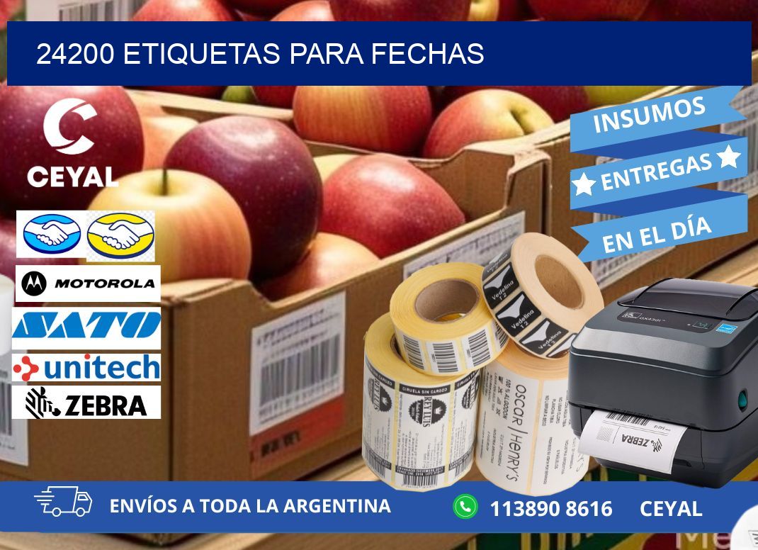 24200 ETIQUETAS PARA FECHAS