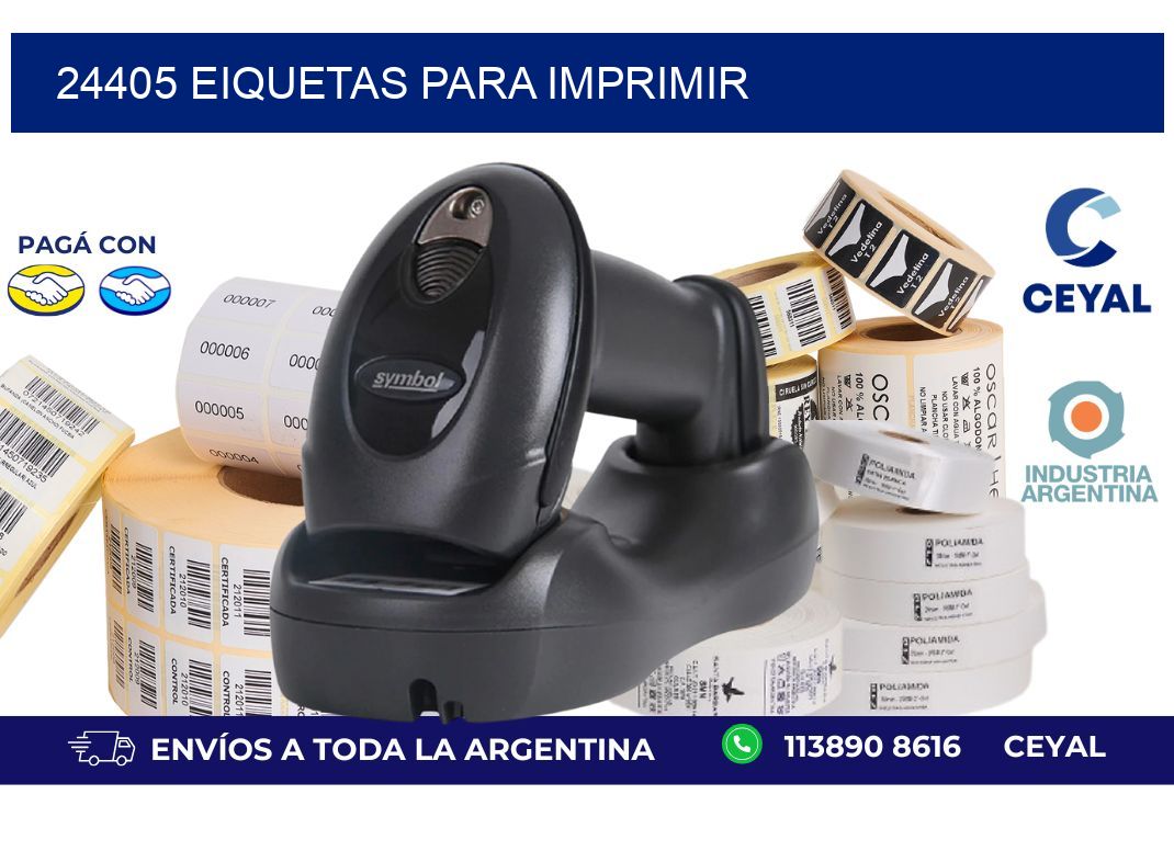 24405 EIQUETAS PARA IMPRIMIR