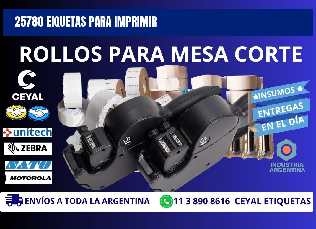 25780 EIQUETAS PARA IMPRIMIR