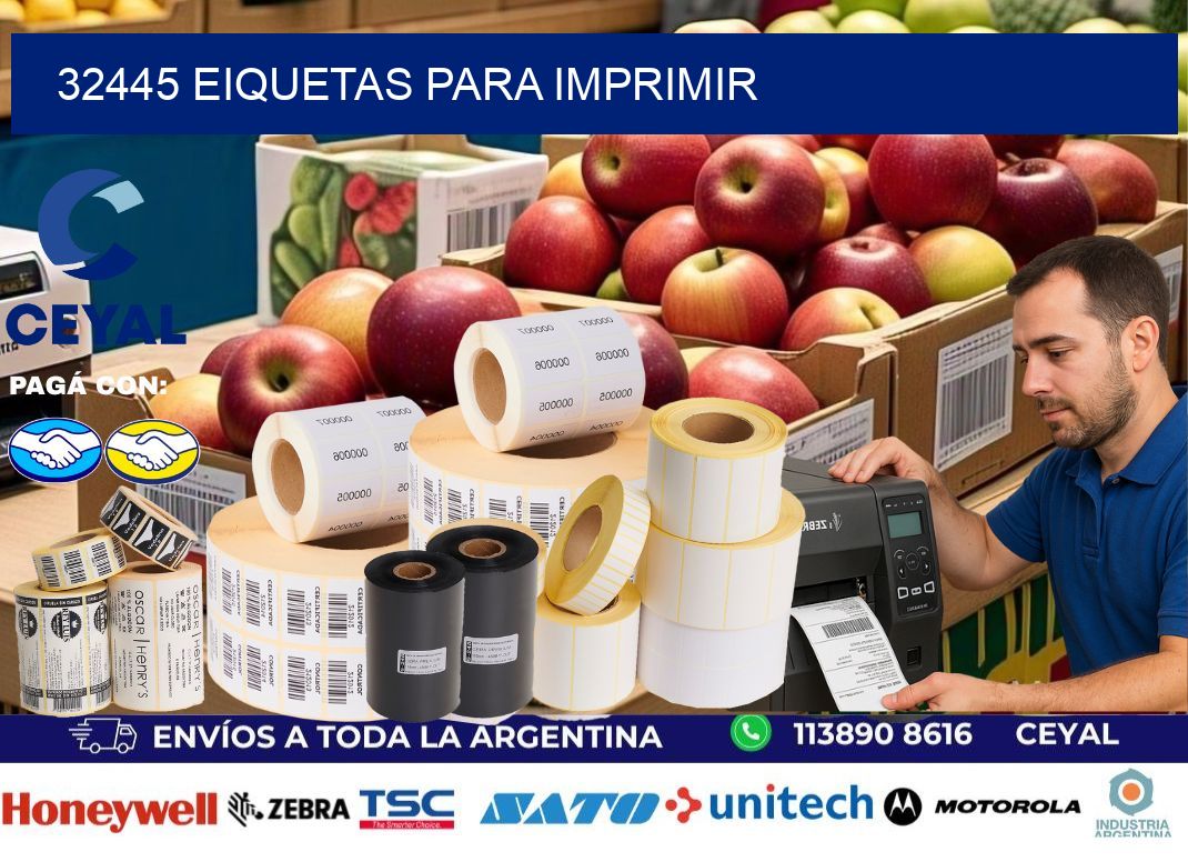 32445 EIQUETAS PARA IMPRIMIR