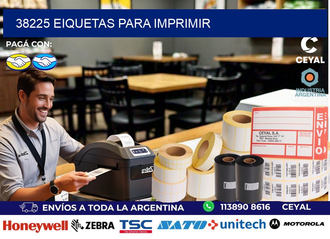 38225 EIQUETAS PARA IMPRIMIR