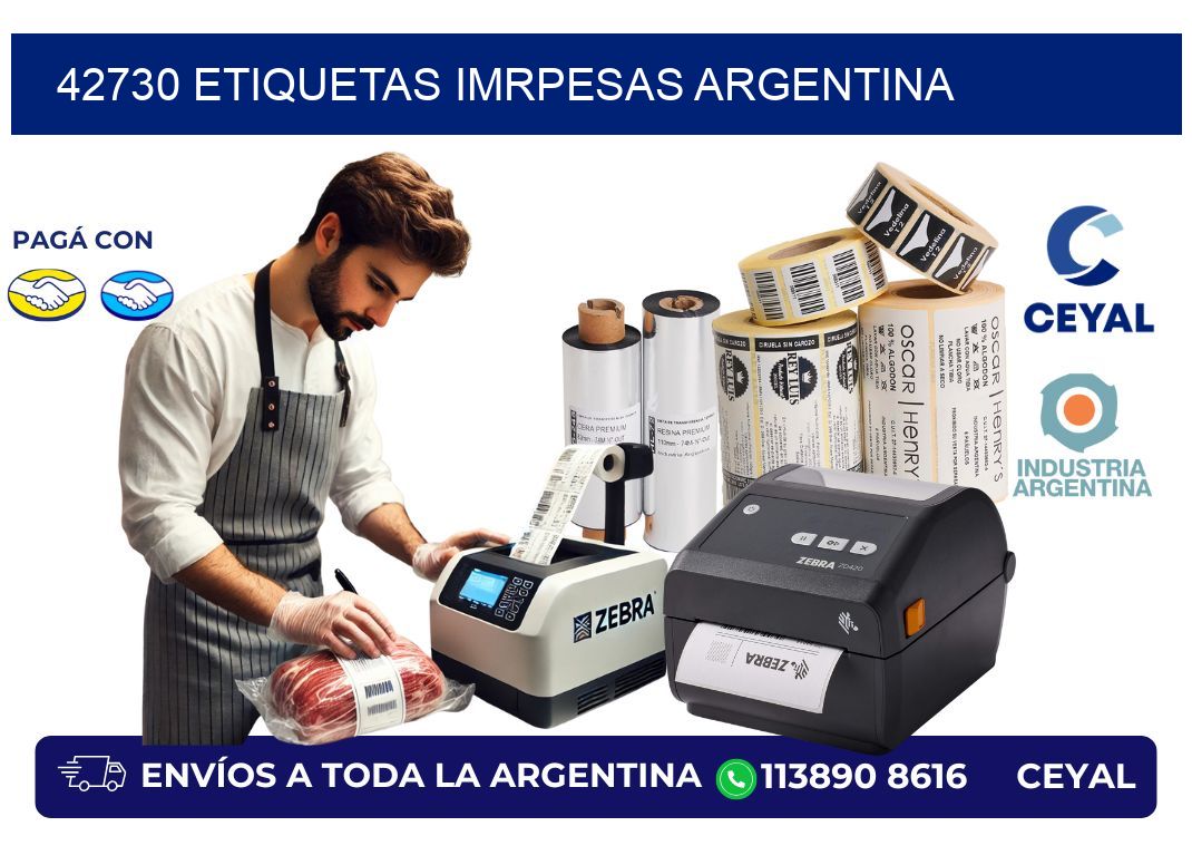 42730 etiquetas imrpesas argentina