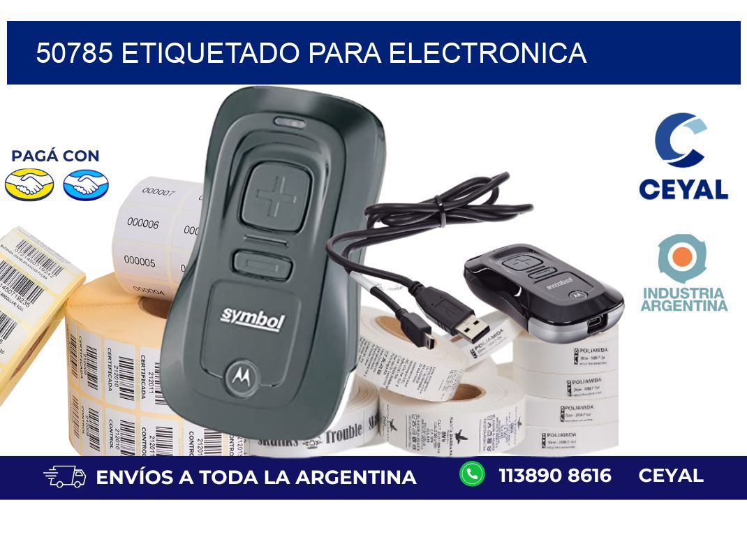 50785 ETIQUETADO PARA ELECTRONICA