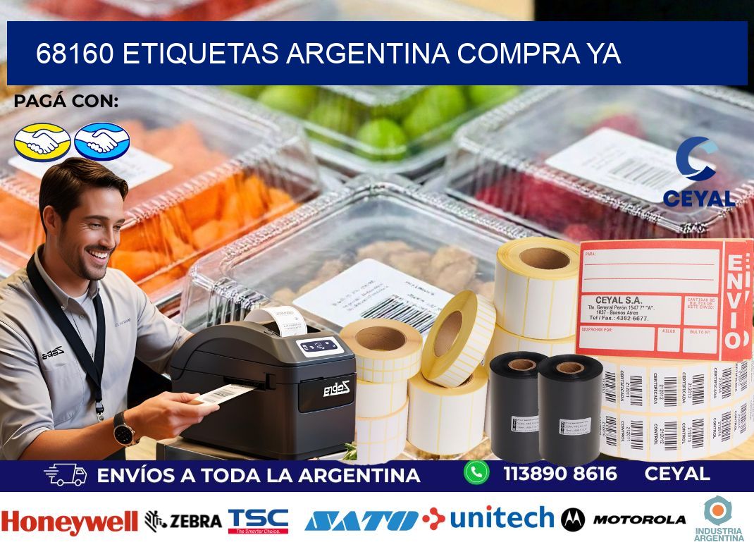 68160 etiquetas argentina COMPRA YA