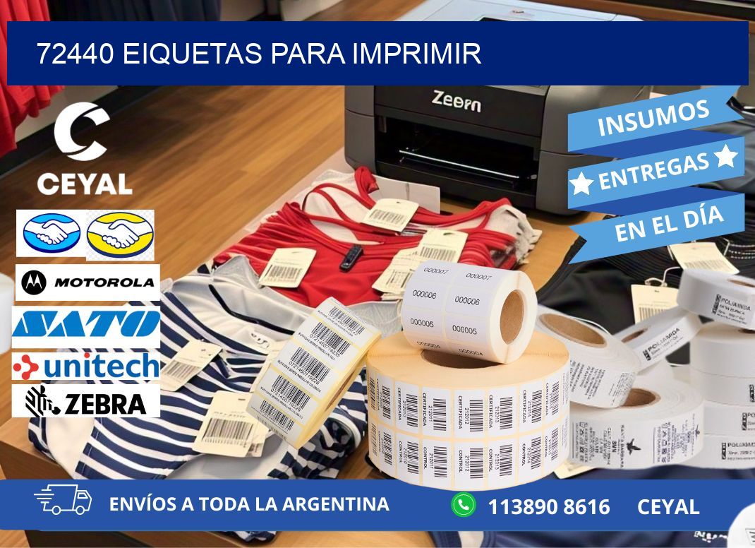 72440 EIQUETAS PARA IMPRIMIR