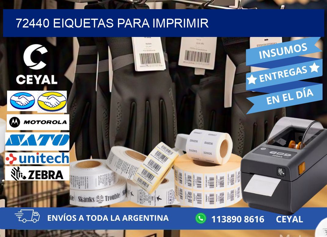 72440 EIQUETAS PARA IMPRIMIR