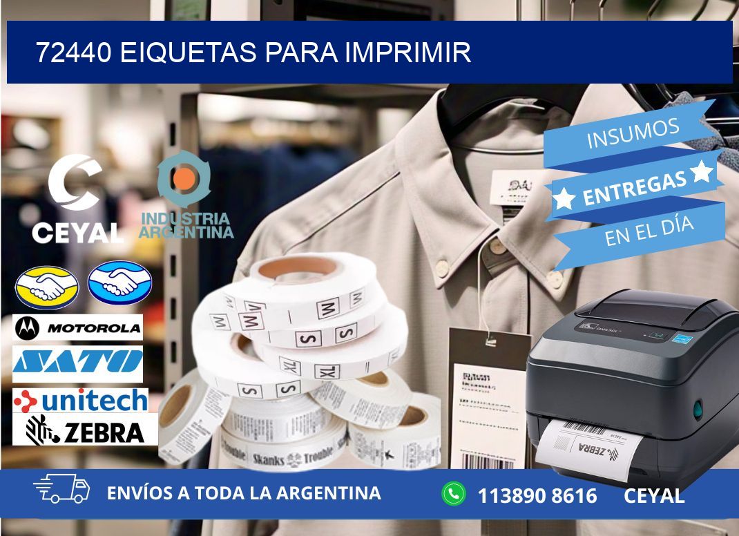 72440 EIQUETAS PARA IMPRIMIR
