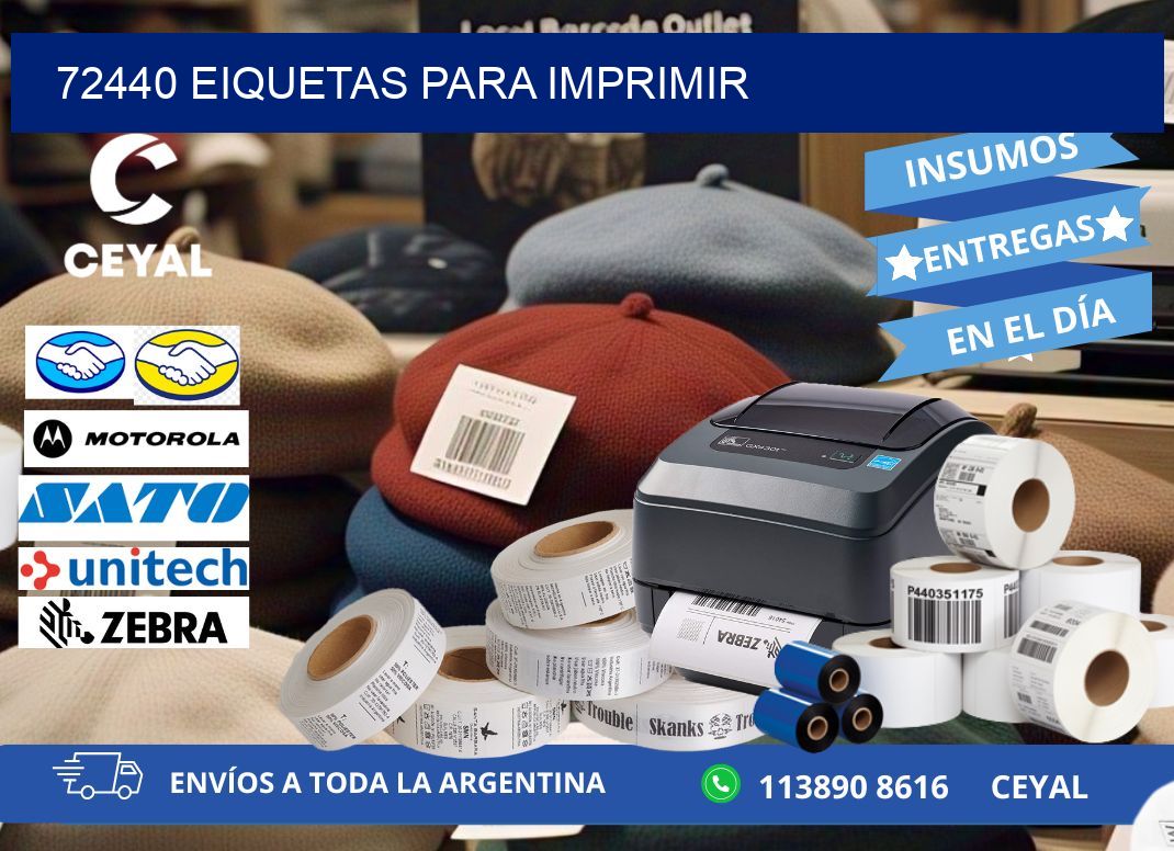 72440 EIQUETAS PARA IMPRIMIR
