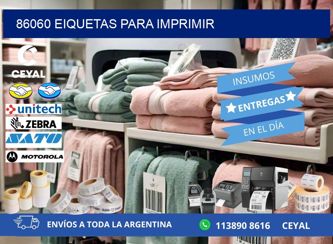 86060 EIQUETAS PARA IMPRIMIR